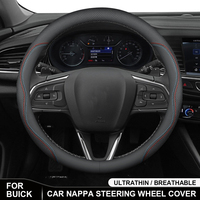 New Car Leather Steering Wheel Cover For Buick Excelle Regal Lacrosse Verano Encore Envision Enclave Royaum ParkAvenue GL8 E4 E5