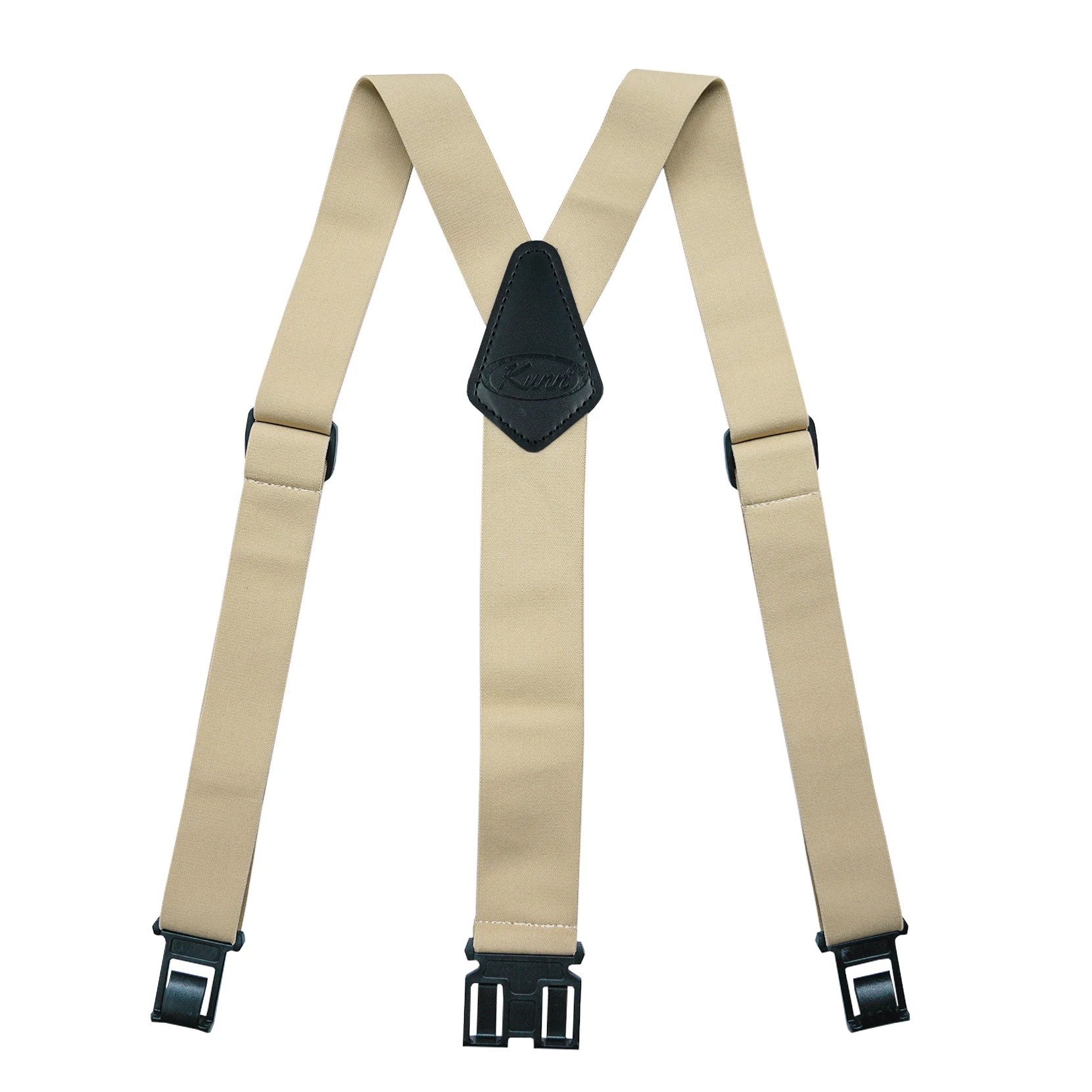 KUNN Men's Perry 1.5 inch Wide Suspender,Elastic Hook End Adjustable Suspenders