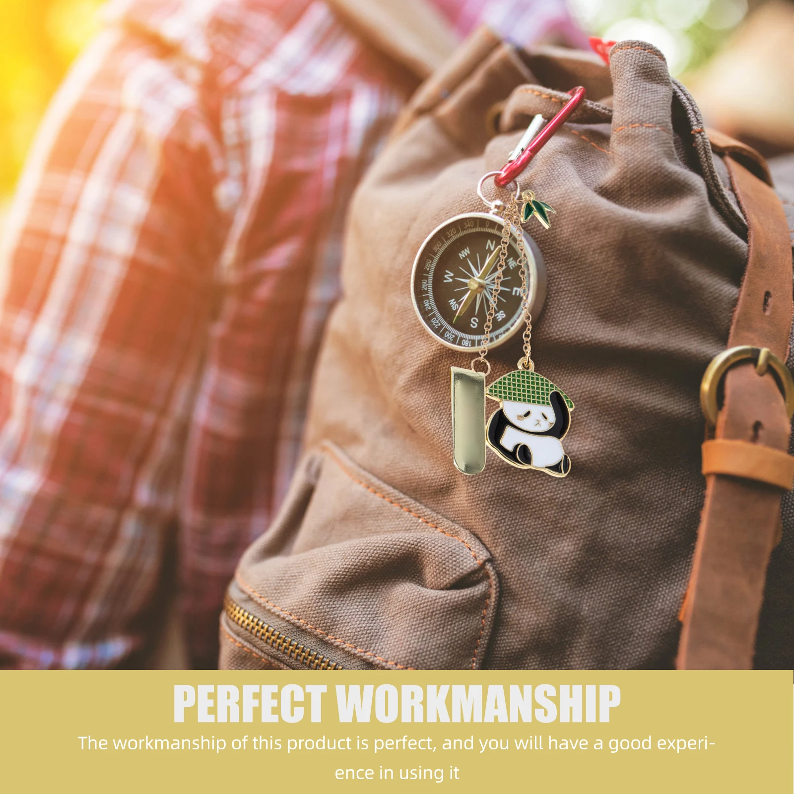 

4pcs Panda Bookmarks Metal Hanging Page Marker Clip-On Bookmarks For Kids Students Chain Bookmark Decor Cartoon Pendant