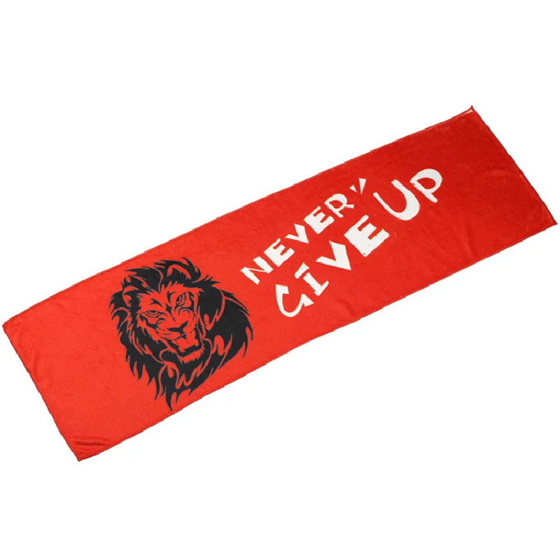 30*100CM Lion Movement Microfiber Towel Yoga Sports Towels Quick-Drying Printed Gym Towels Sports Supplies