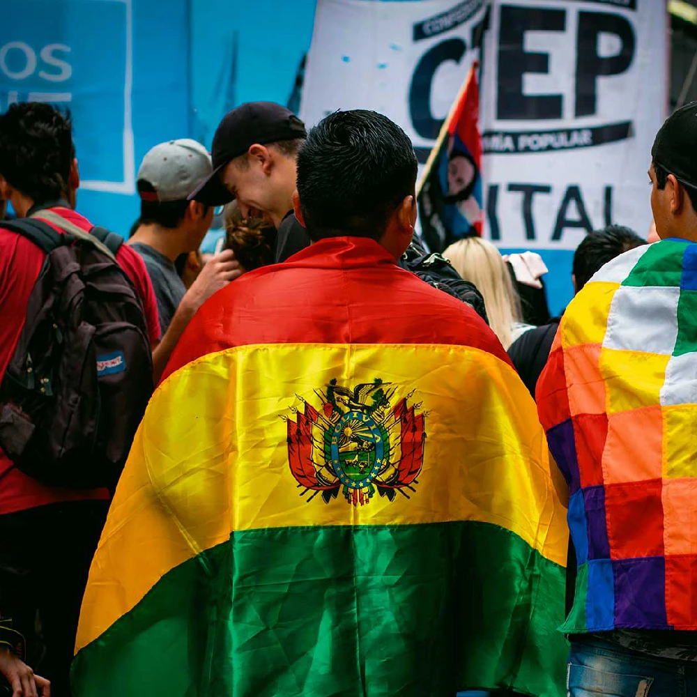 Флаг Боливии Национальный флаг Южной Америки 90x150см полиэстер БОЛ Плурициональный флаг Государственного Боливии