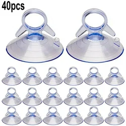 40 PCS Automotive Interior Car parasole ventosa anello di trazione a coda di rondine ventosa diametro 45mm PVC gomma plastica ventose gancio