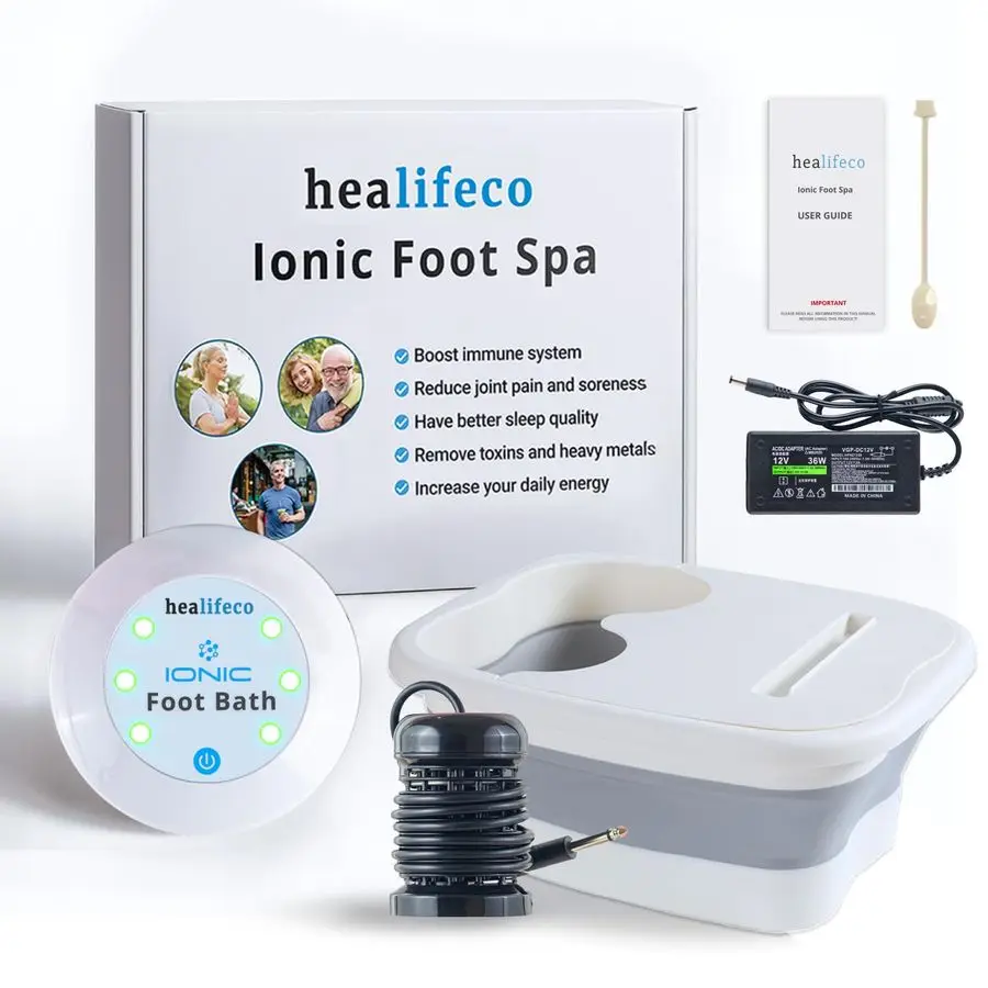 

Foot Spa by Healifeco Ion Foot Bath Detox Machine For Toxins amp Heavy Metals Activates 2,000 Foot Detox Nodes Easy 30Min Home D
