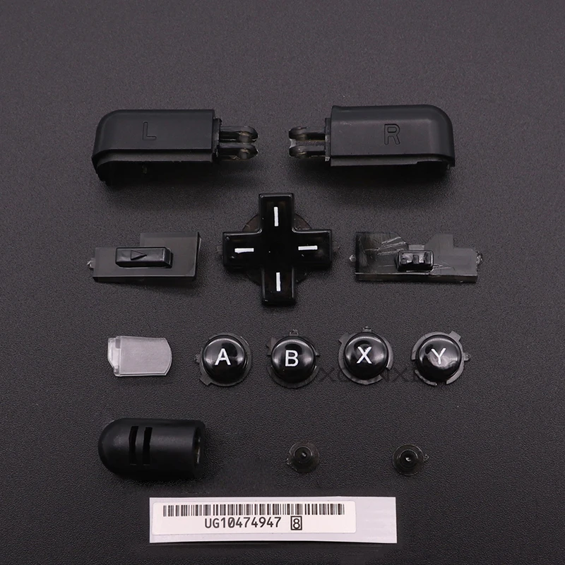 XOXNXEX 1Set Replacement A B X Y L R D Pad Cross Button Full Button Set For DS Lite NDSL Buttons For DS Lite For NDSL Console