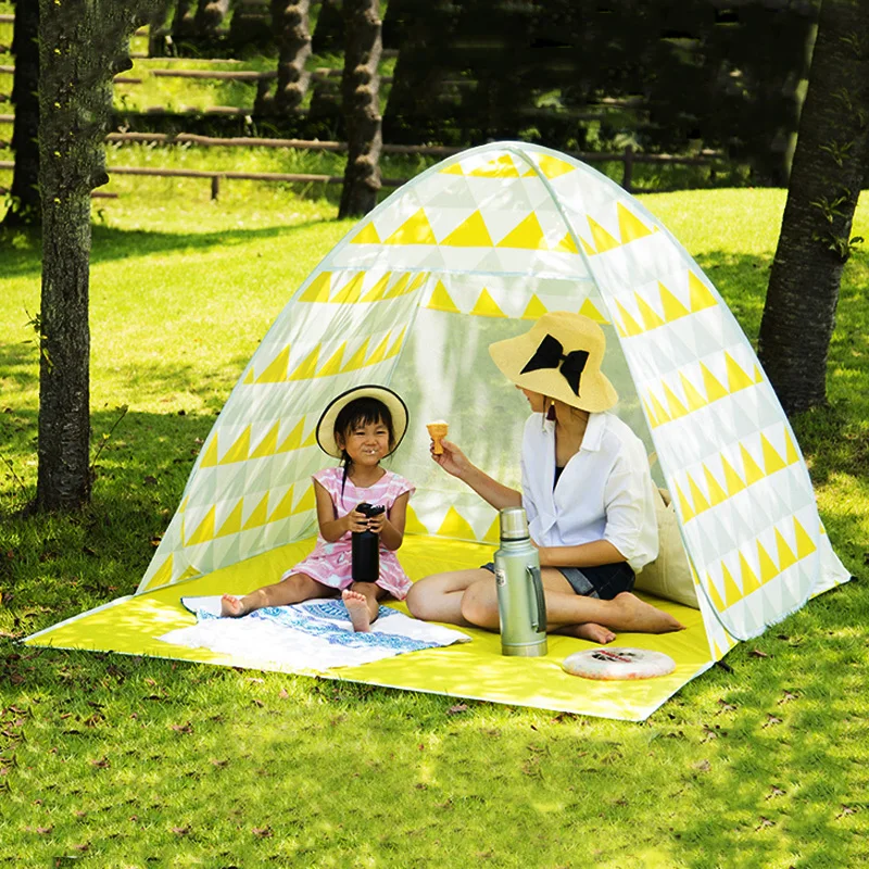 Tienda de campaña Auatic Sunade, cámara de playa portátil liviana para exteriores, fácil de usar, viaje de primavera para dos personas, Pla para niños...