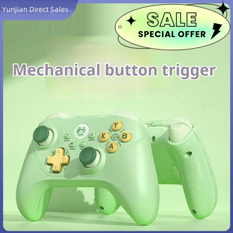 Beitong Asura 2pro Wireless Gamepad Mechanical Button Version Avocado Green Home Two Macro Programming Buttons Pc Gamepad Gift