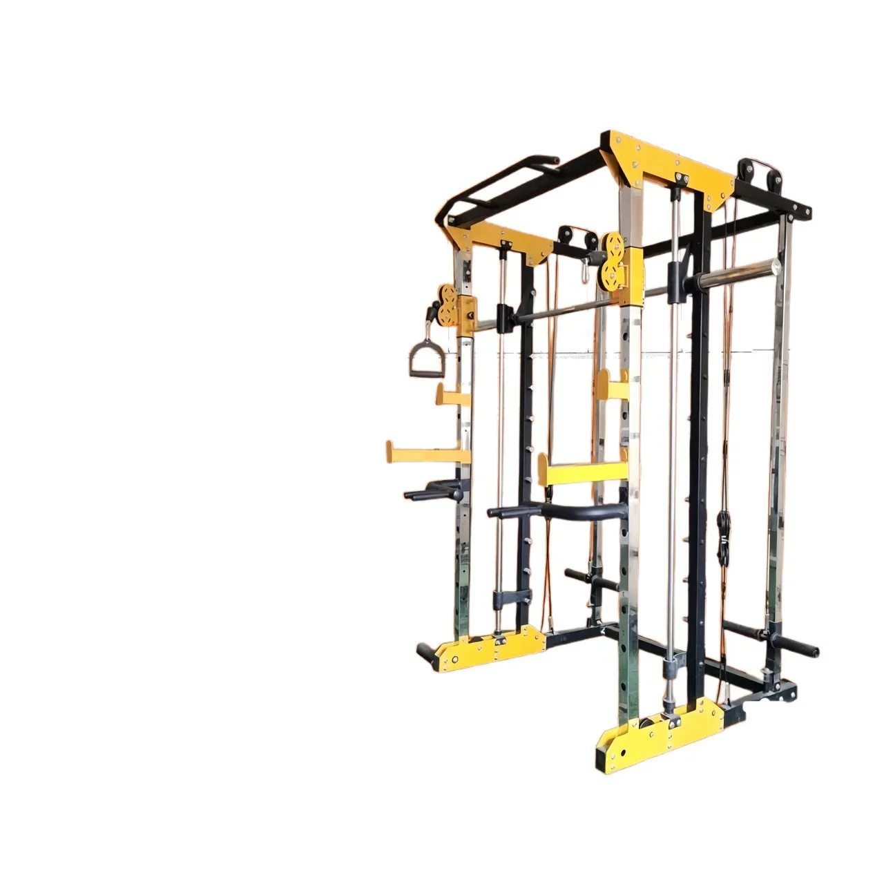 Commercial Steel Smith Birdie High and Low Pull Squat Comprehensive Strength Trainer Gym Multifunctional