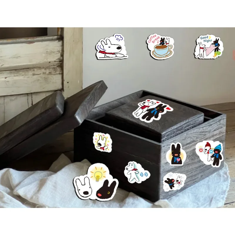 40 قطعة Gaspard et Lisa Ins نمط ملصقات لأجهزة الكمبيوتر المحمول الغيتار حقيبة دراجة نارية الكتابة على الجدران ملصق مضاد للمياه الشارات للعب الاطفال #5