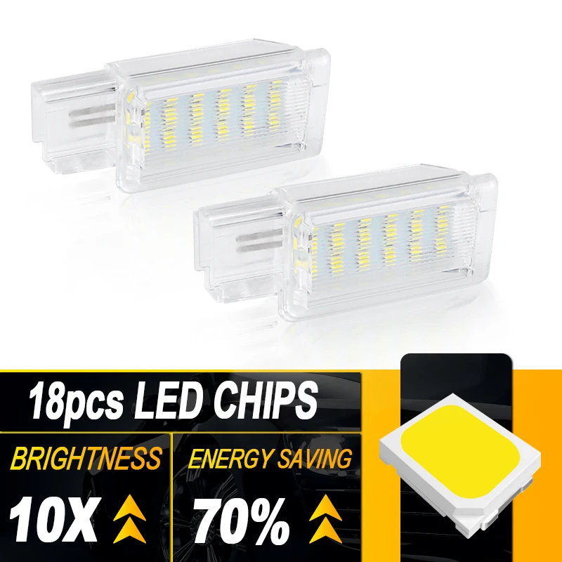 1pc/2pcs For Opel Saab 9-5 Mokka Astra K GMC Terrain SLE2 Acadia LED Trunk Boot Lights Luggage Compartment Lamps for Buick
