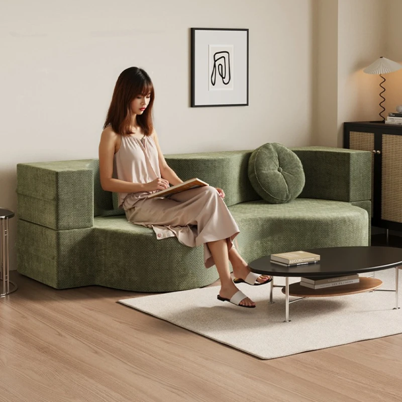 

Sofa bed integrated dual-purpose new small apartment bedroom living room single double lazy tatami