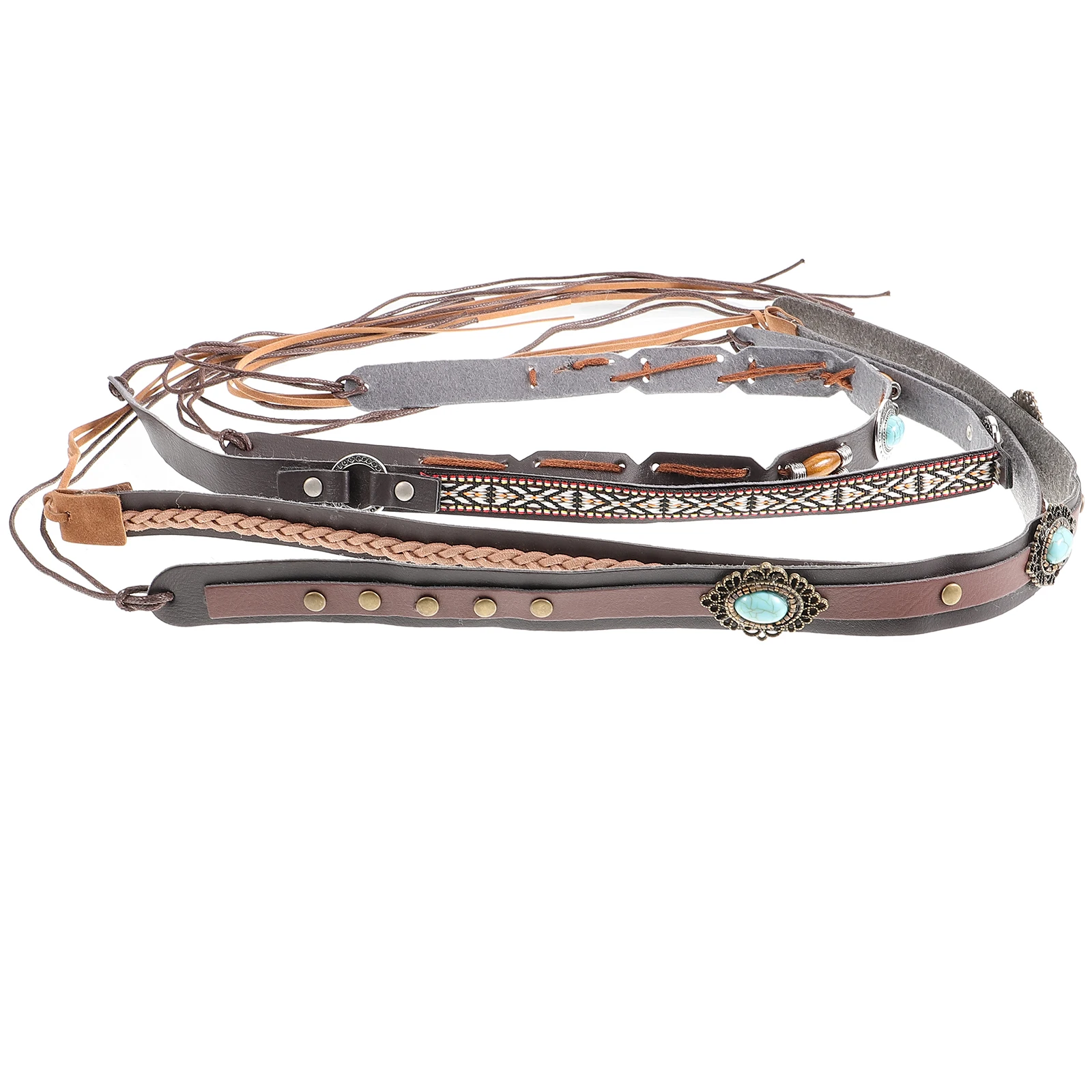 

4 Pcs Hat Trim Decorations Belts Hats Bands Beach Cap Strap Women Decorative Personality for Accessories