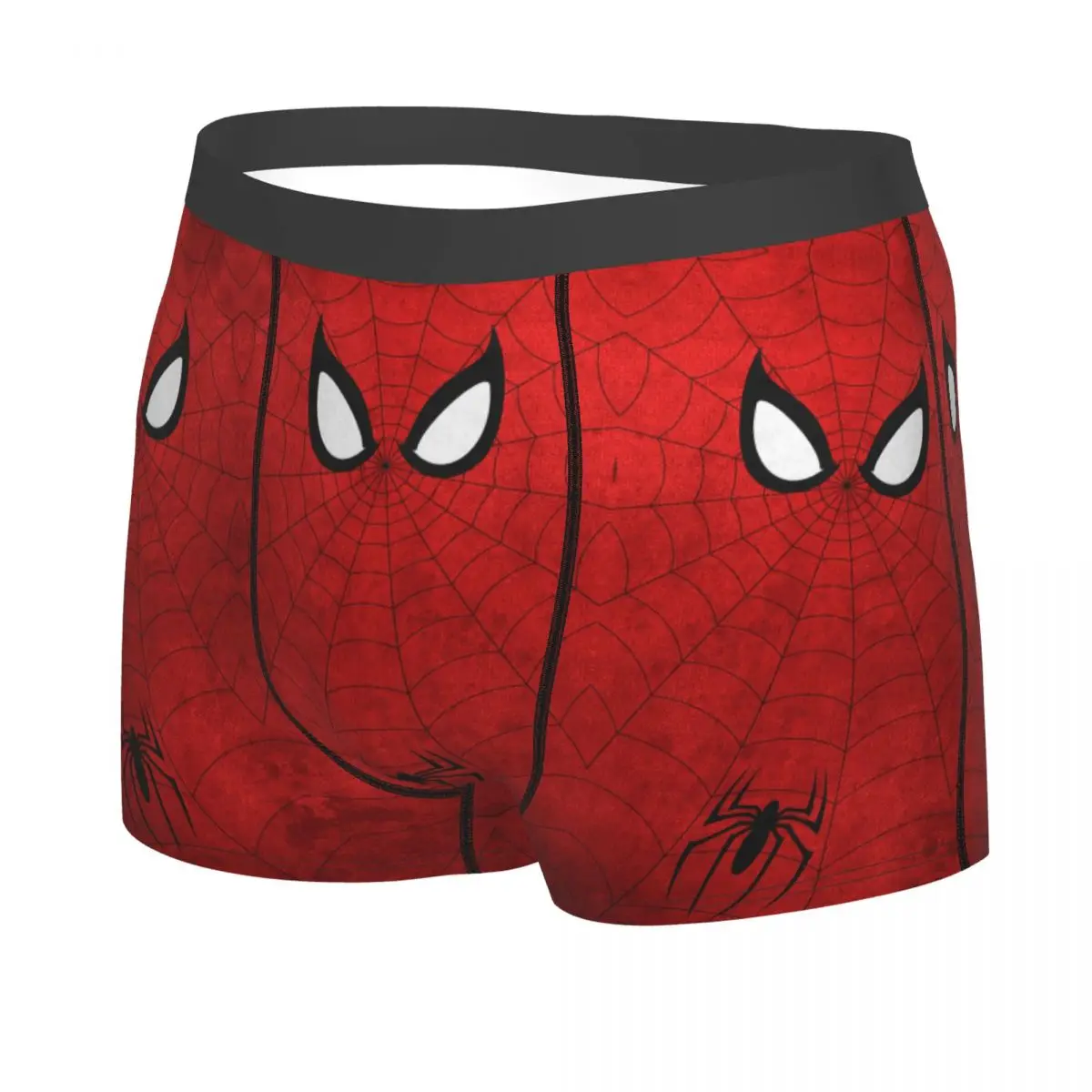 Custom Spider Web Cobweb Boxers Shorts Men's Spider Man Briefs Underwear Novelty Underpants