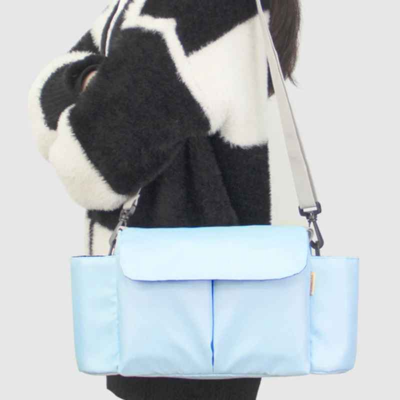 New Stroller Organizer Bags Mommy Large Capacity Travel Hanging Bag Bottle Holder Pram Diaper Bags Baby Stroller Accessories
