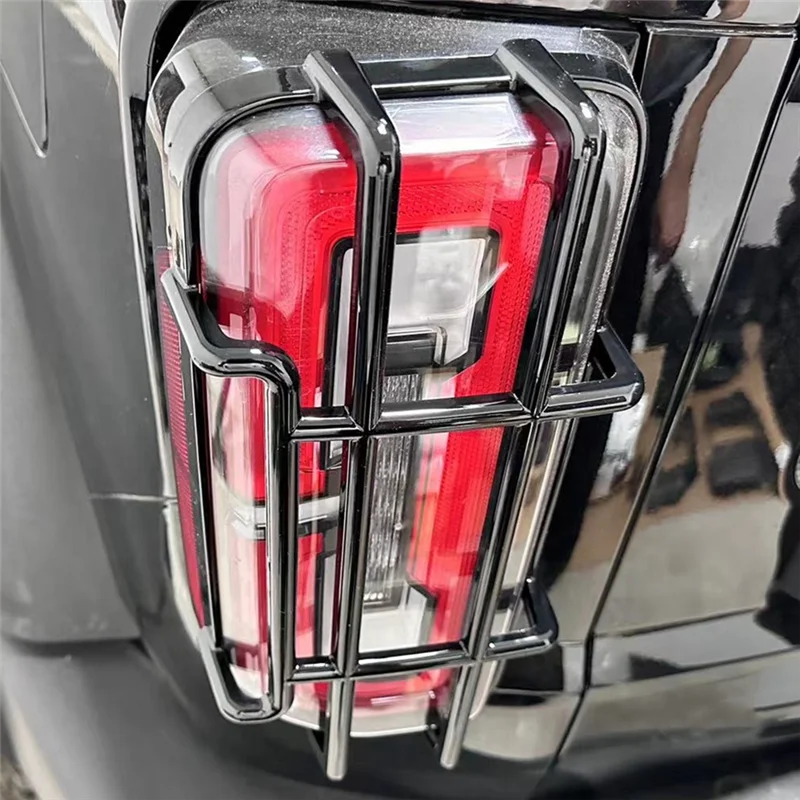

Защитный чехол для задних фонарей для Ford Bronco 2021 2022 2023, накладка на задние фонари, капоты, автомобильные аксессуары-A93R