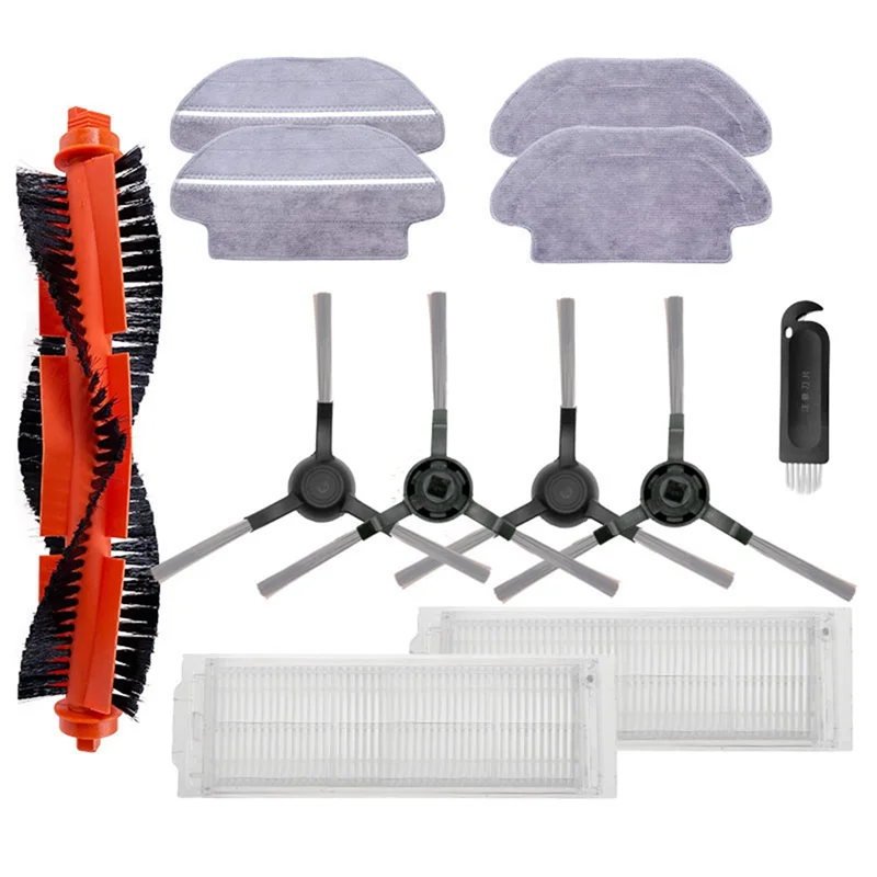 

For S12 / B106GL / S10 Roller Main Side Brush HEPA Filter Mop Cloths Robot Vacuums Spare Parts Replacement