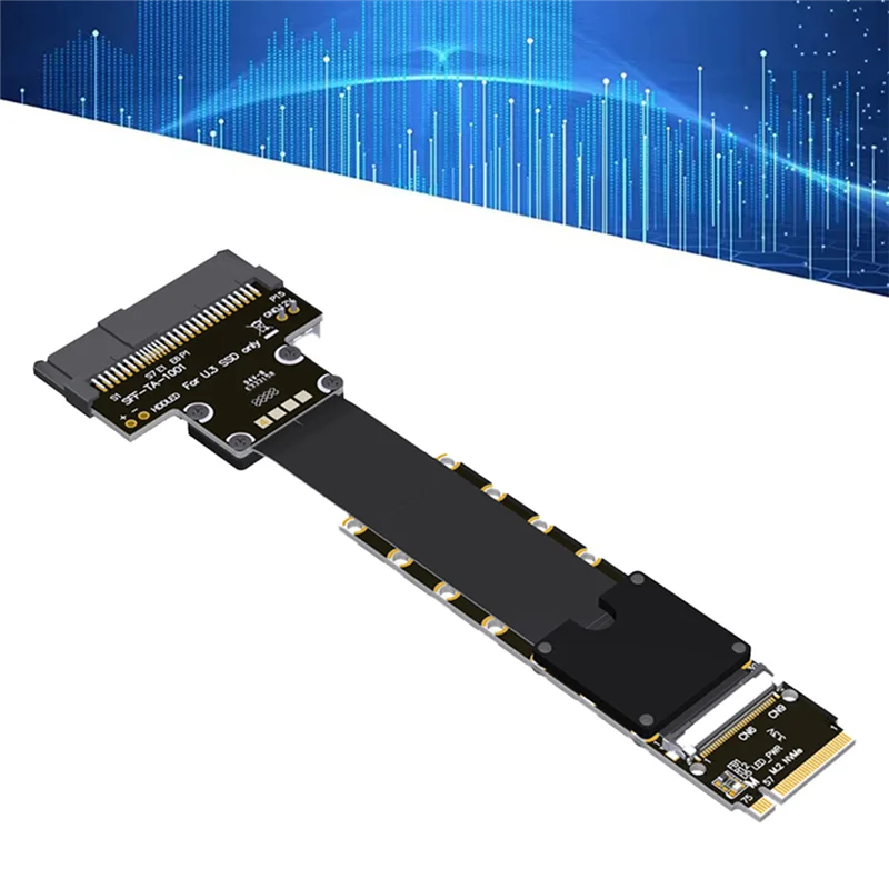 

Sensitive F47SM M.2 Nvme To U.3 SSD Extension Cable Pcie 5.0 X4 SFF-TA-1001, High-Speed 128G/Bps Professional Grade