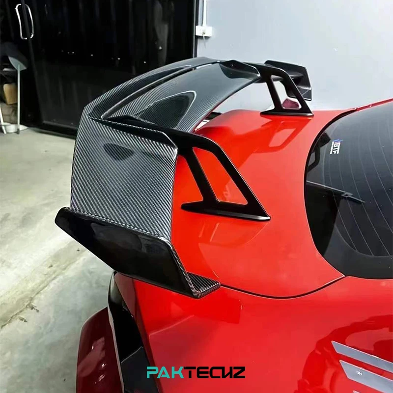 Paktechz Dry Carbon Fiber Body Kit Adjustable Trunk Spoiler Rear Wing For BMW M2 G87
