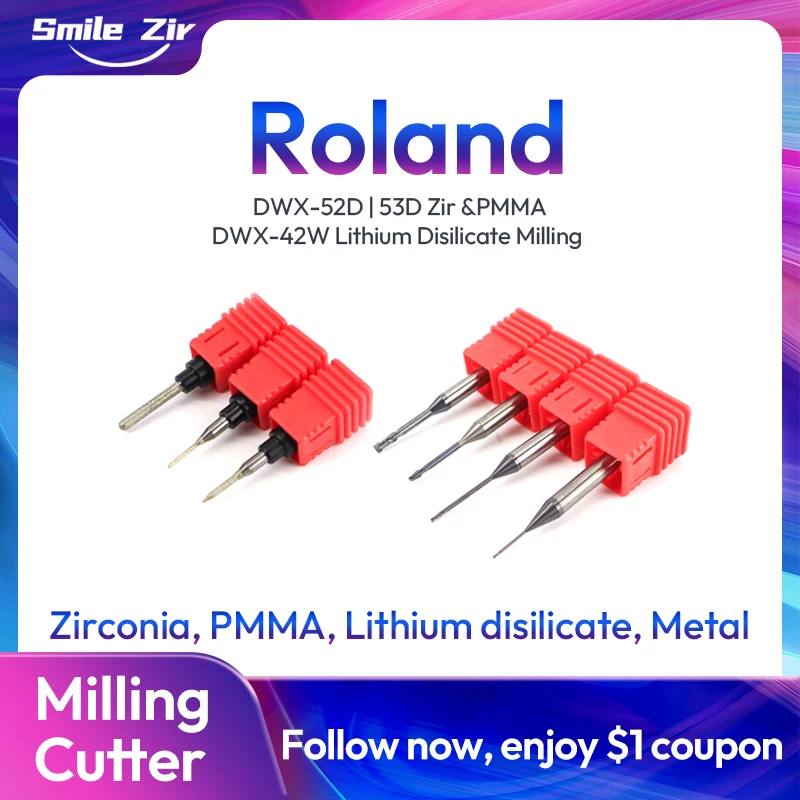 

Стоматологическая лаборатория Roland DWX-52D Циркониевый фрезерный станок PMMA Фрезерный станок Roland DWX-42W Литиевая дисиликатное стекло Керамические фрезерные инструменты