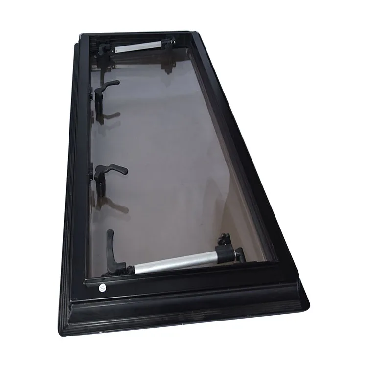 New  Products Custom Double Layer Extrapolated  Aluminum Alloy caravan Rv windows Custom Sizes