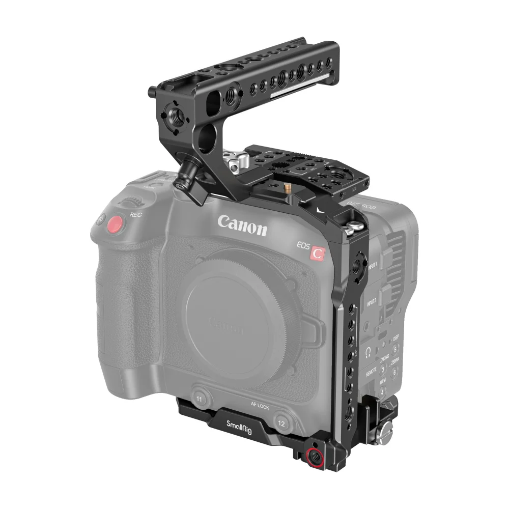 Smallrig Camera Kooi Handheld Kit Voor Eos C70 Voor Canon Met Arri 3/8 "-16 Gaten Ondersteunt Voor Dji RS2/Rsc 2 Stabilisatoren Schieten
