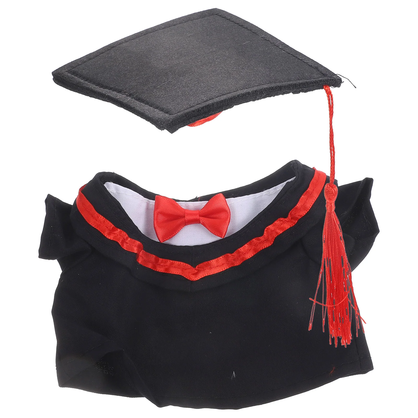 Graduation Gown Clothes Mini Plush Animals Style Clothing Baby Formal Dress Small Dolls