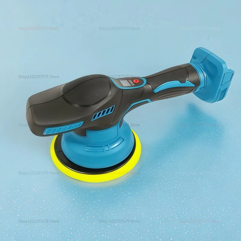 เครื่องขัดสีรถยนต์ไร้สาย 8 ระดับความเร็ว ใช้แบตเตอรี่ Makita 18V สำหรับงานเคลือบเงาและดูแลรักษารถยนต์