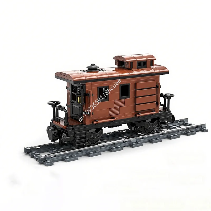 

262pcs MOC Old West Brake Wagon Model Building blocks Architecture craft toys Brick DIY Kids Christmas gifts
