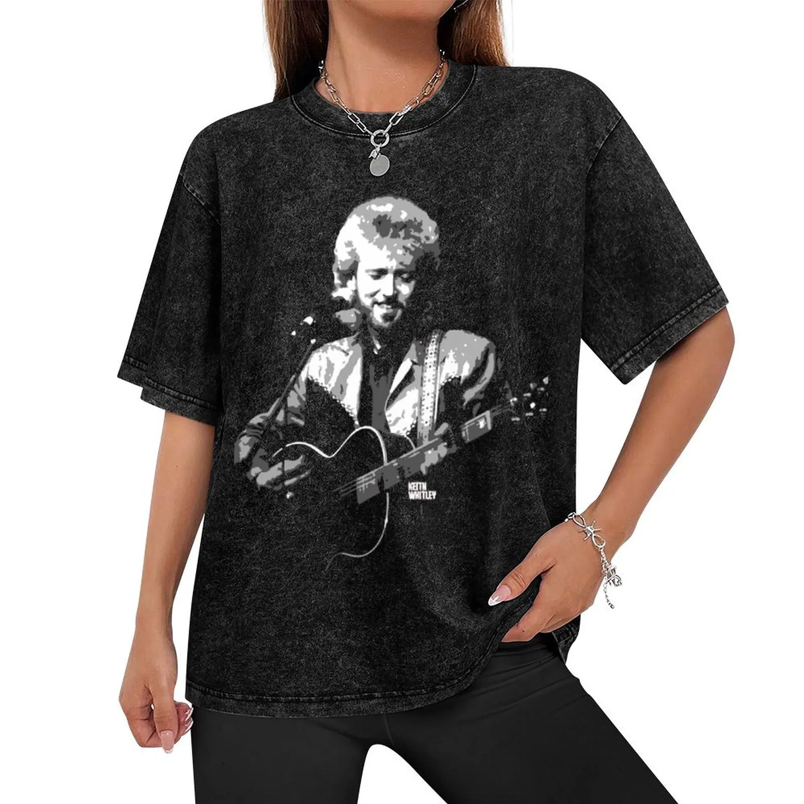 Keith Whitley Jackie Keith Whitley American Country Music Singer V4 T-Shirt aesthetic clothes blanks Men's t-shirts