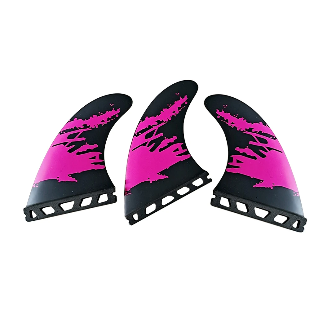 Tri Fins M Surfboard Fins Set Single Tab Thruster G5 3 Fins Honeycomb Fiberglass Surf Fins For Fish/Shortboard/Funboard