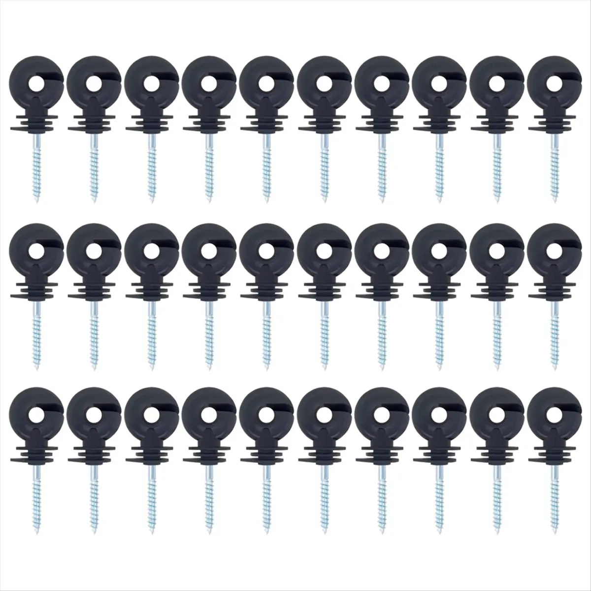 ●10KM Electric Fence Livestock High Voltage Pulse Controller Waterproof LCD Display Electric Fence Insulators EU Plug