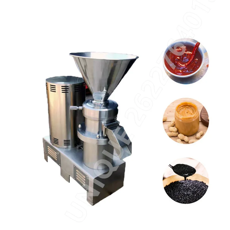 220V Stainless Steel Split Multifunctional Colloid Mill Industrial for Ketchup Chili Sauce Sesame Peanut Butter Making Machine