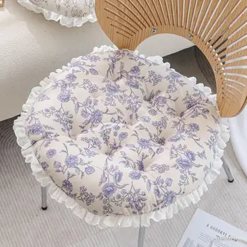 Korejský pastorační květinový dvouvrstvý gázový polštář na dušenou housku, podložka na tatami, prodyšný a měkký polštář na židli 8 nejlepší prodej Korejský podlahový polštář - №1