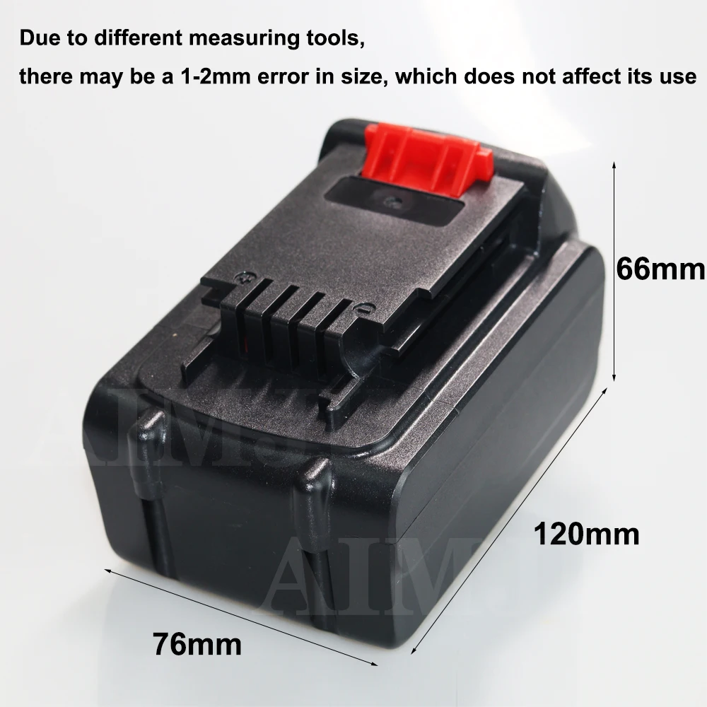 Batteria al litio max 18V 6.0Ah BL2018 Black&Decker 20V LBXR20 LB20 LBX20 LST220 LB2X4020 Utensili a batteria