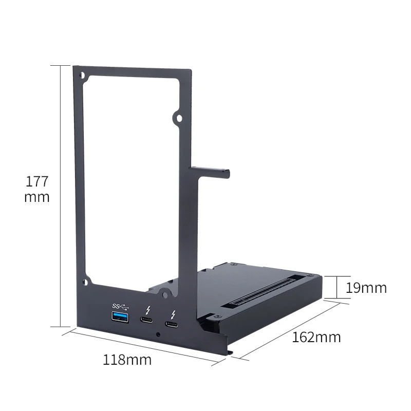 Imagem -02 - Gpu Dock Laptop Placa de Vídeo Gráfica Externa Fit Usb4 para Notebook com pd 60w 40gbps Amplamente Compatível Thunderbolt3