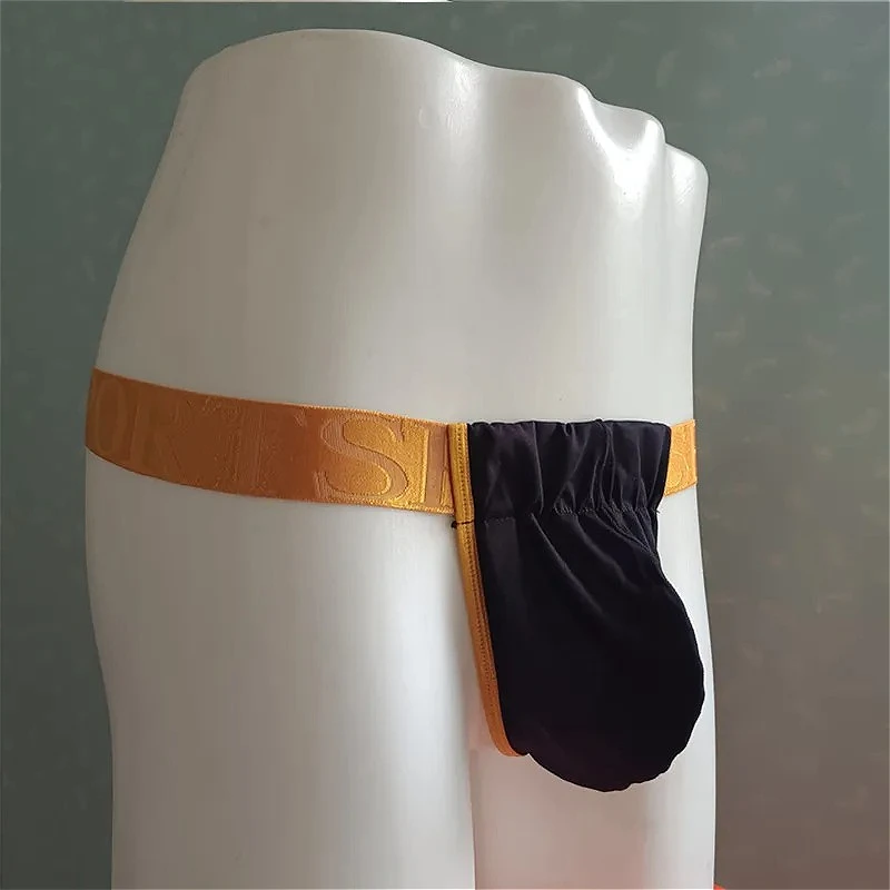 

Ball Pouch Thongs Qucik-Dry Mens Sexy Gay Underwear Erotic Hombre Man G Strings Comfy Lingerie Youth T-back Panties Masculina