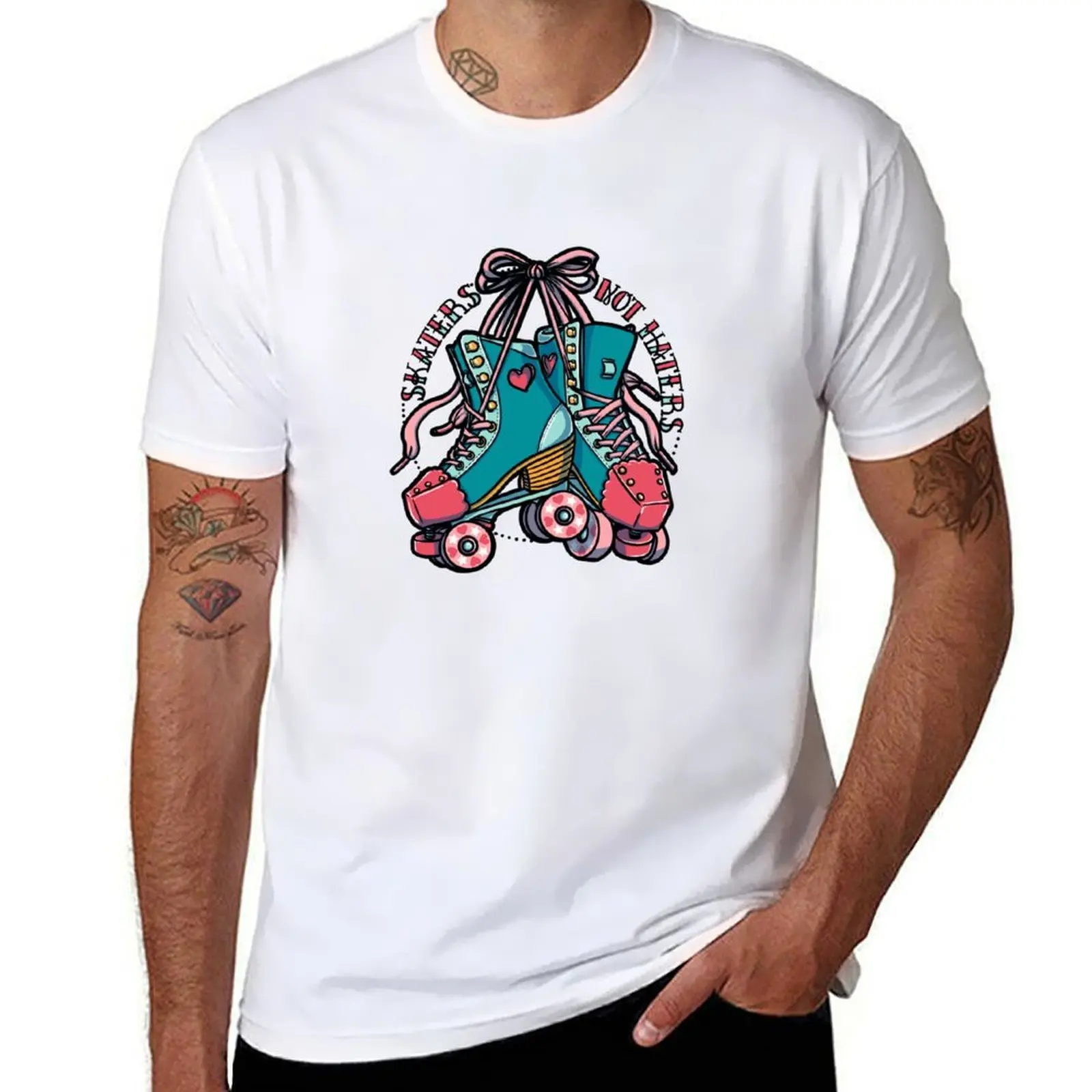 

Skaters Not Haters T-Shirt man t shirt graphic funny t shirts cotton T-Shirt