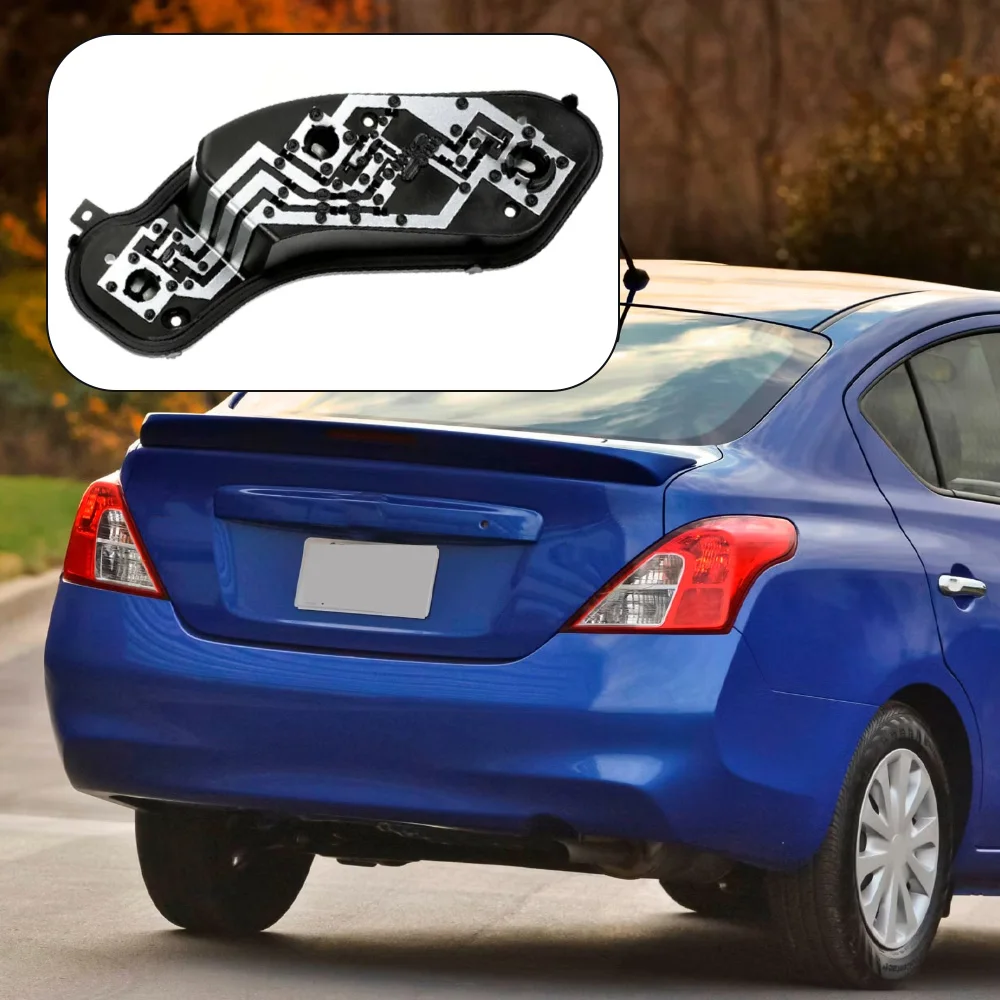 Para nissan versa sedan 2013 2014 2015 2016 2017 2018 2019 carro preto esquerda/direita soquete de luz traseira 26556-3aw0a 26551-3aw0a