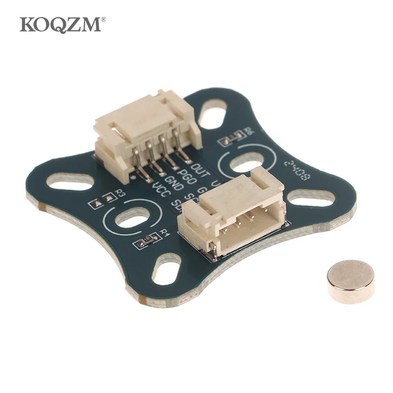 

AS5600 Magnetic Encoder Module Magnetic Induction Angle Measurement Sensor Module FOC 12Bit High Precision Sensor