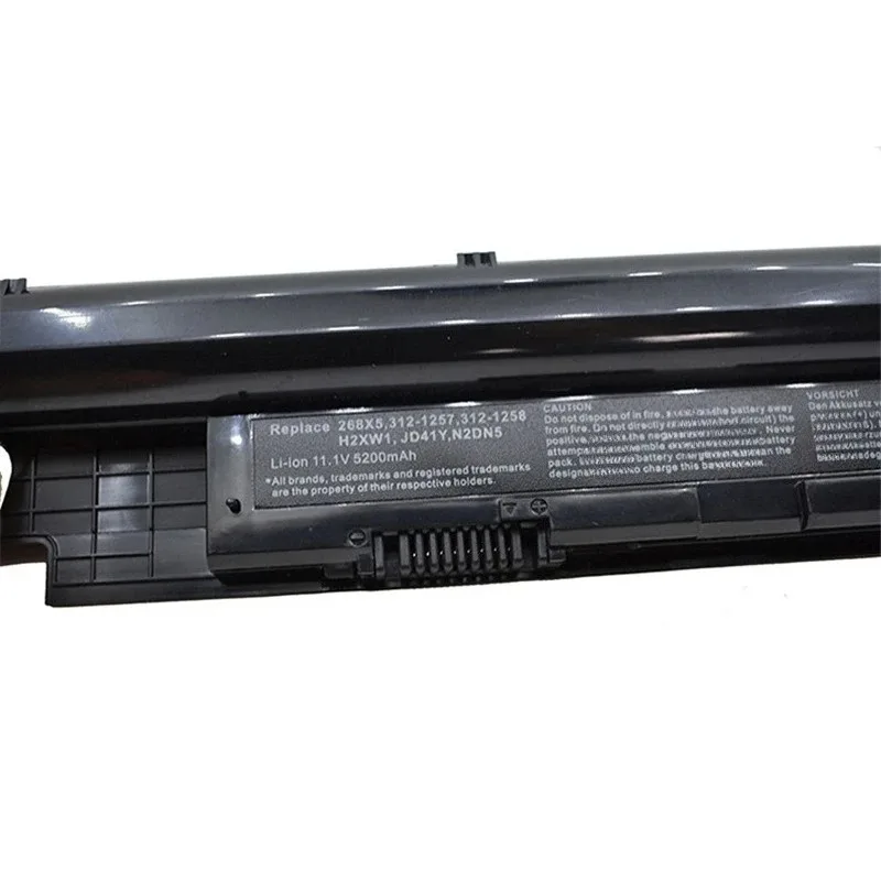 لديل انسبايرون N311z N411z Vostro V131 V131D 312-1257 312-1258 H2XW1 H7XW1 JD41Y N2DN5 بطارية كمبيوتر محمول جديدة 11.1 فولت 5200 مللي أمبير