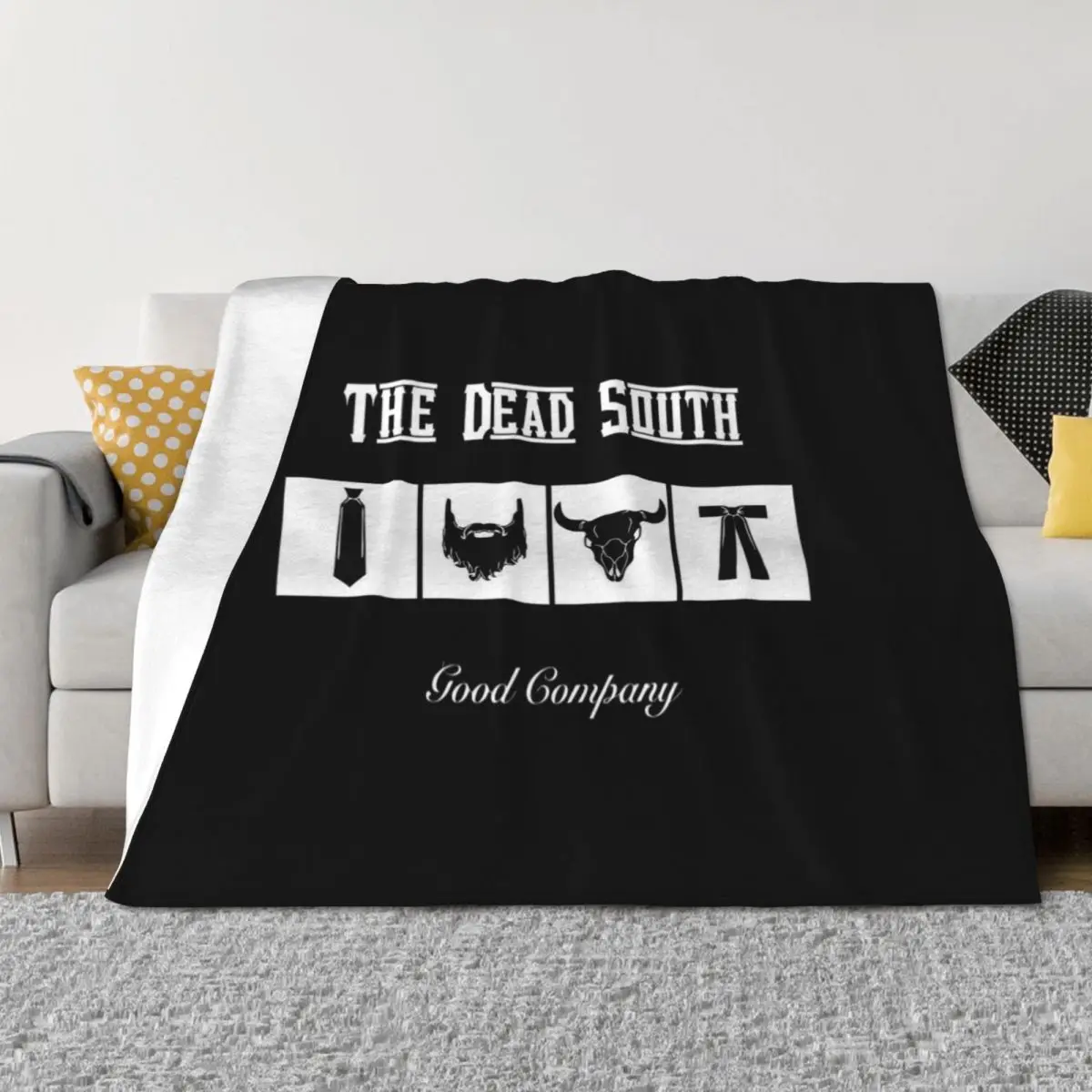 

The Dead South Throw Blanket Hairy Blankets Sofas Of Decoration Beach bed plaid Blankets
