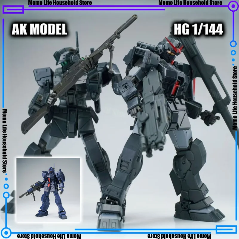 Na stanie AK HG 1/144 RGM-79S GM Spartan Kolorystyka Model do Składania Zestawy Modelarskie Figurka Akcji Anime Robot Model Plastikowy Prezenty Zabawki