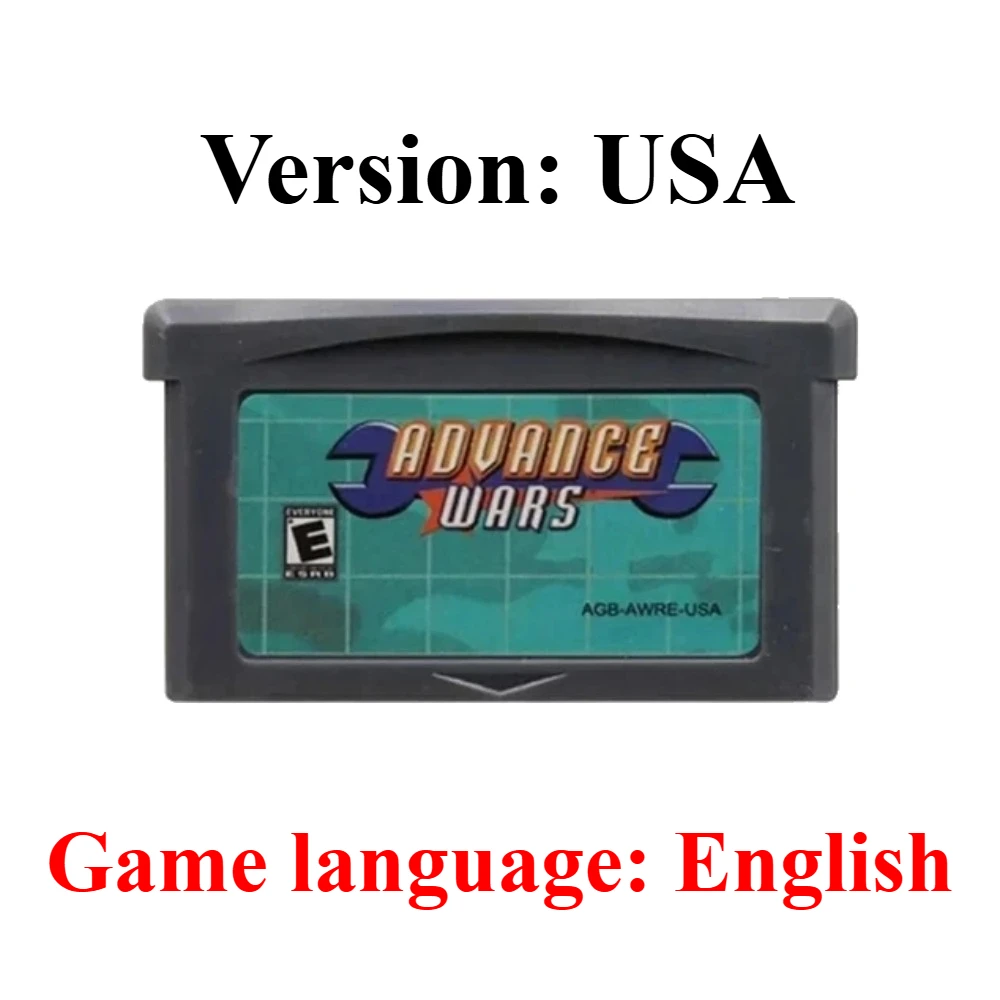 GBA Englische Spielkassette Final Fantasy Advance Wars Metroid Kirby Golden Sun Doom of Fire für GBA SP Spiel Klassische Spielkarte – Detail 27