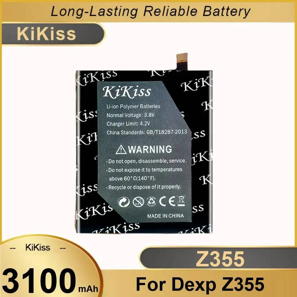 

Для Dexp Z355 Премиум сменный аккумулятор для мобильного телефона высокой емкости 3100 мАч