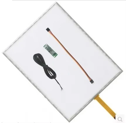 New 15 inch 5 wire resistive touchscreen 322*247 mm with 5 line driver kit