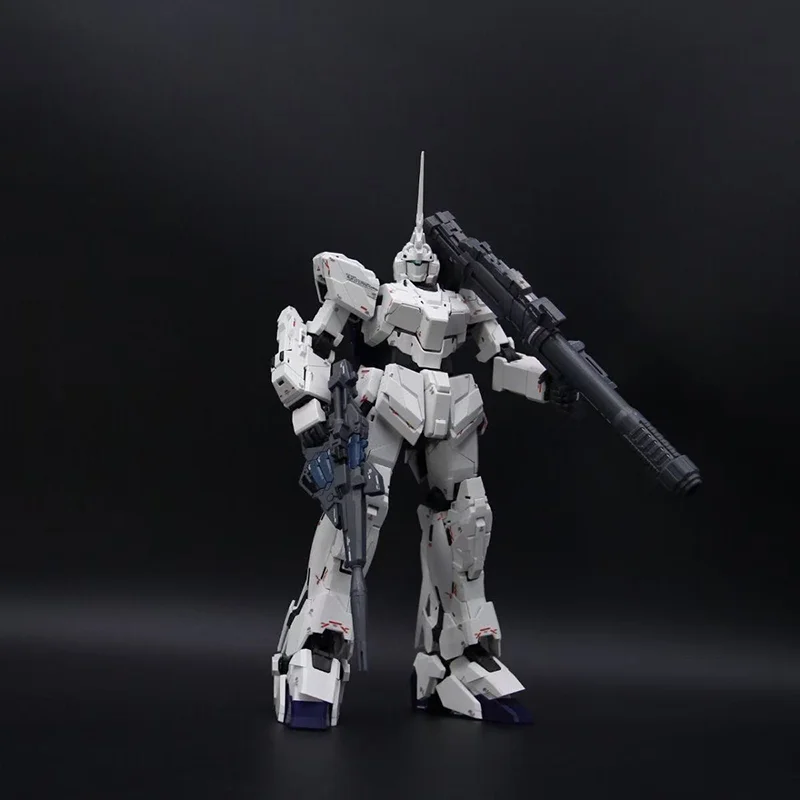 New SHENSHOU MGEX 2201/2202 RX-0 Unicorn With Light Assembly Model Kits Plastic skeleton Anime Action Figure Robot Toys
