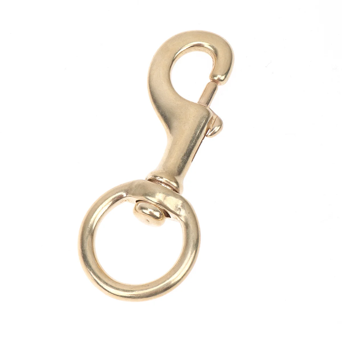 

2pcs Brass Hook Buckle 120Mm Length 32Mm Ring Diameter Copper Fastener For Rope Strap Chain Pet Collar Flag Cable S Hook Diy