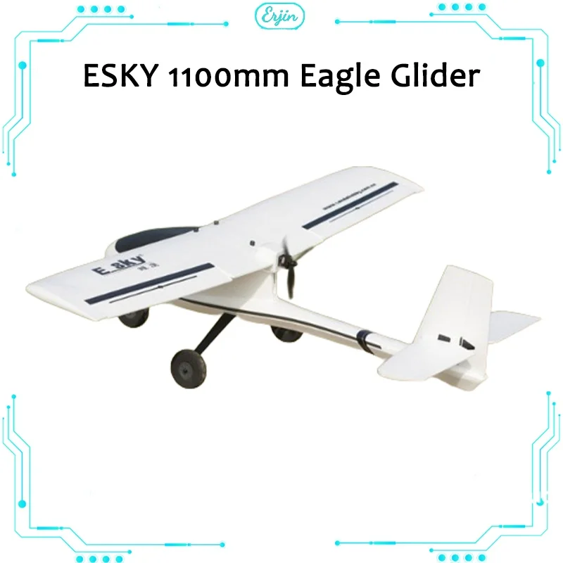 ESKY Eagle Fixed Wing Aircraft EPO Glider Crash Resistant Aircraft Wingspan 1100mm Fixed Wing Hand Flying