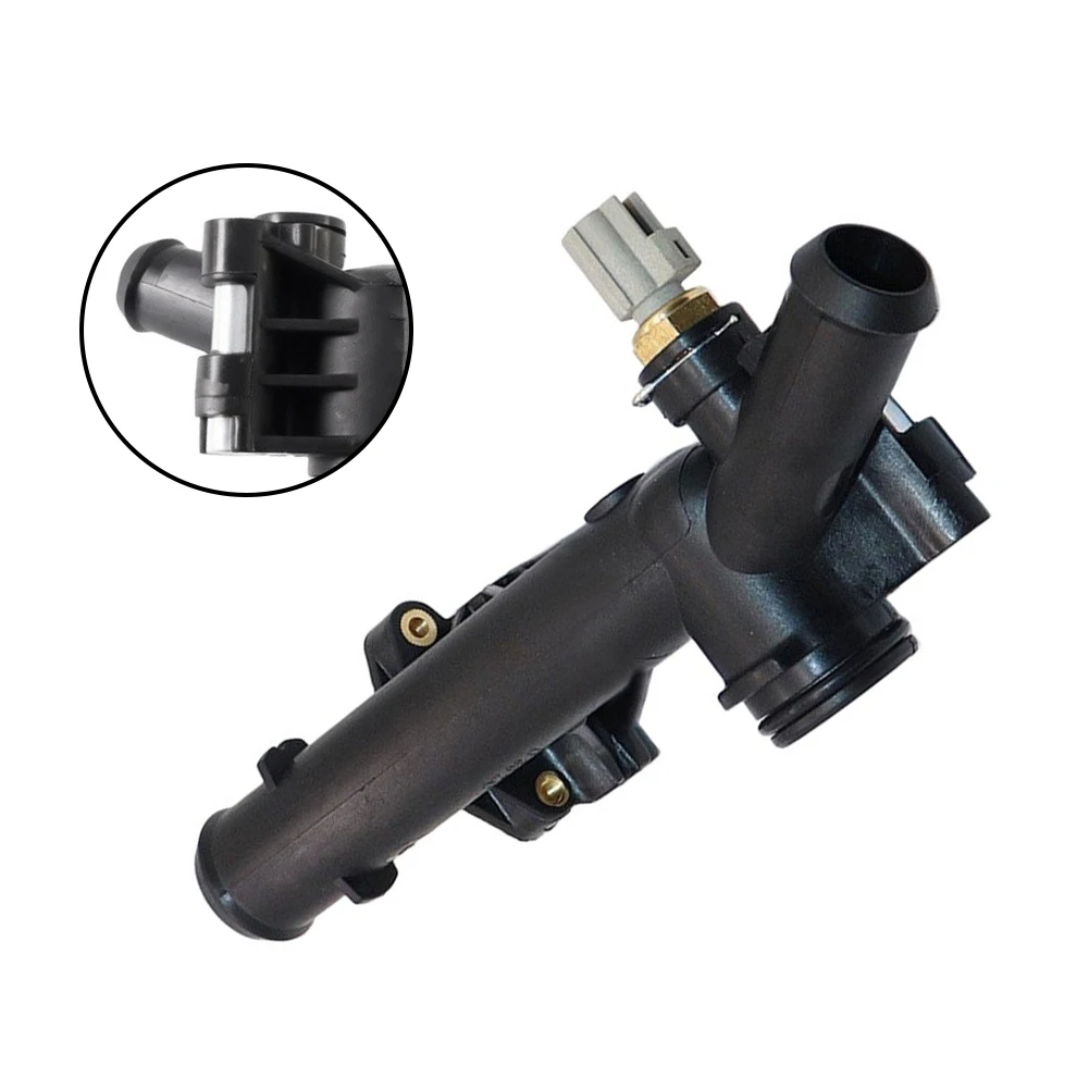 

BM5Z 8K556 B Water Outlet Thermostat with Sensor for Ford For Fiesta 2014-2019 Engine Cooling System Replacement