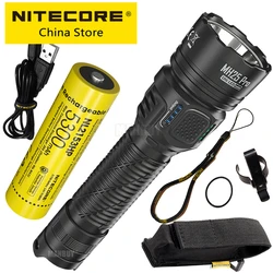 2024 Nitecore MH25Pro 3300LMs LED 705 Meter Long Range Search Torch USB-C Rechargeable Flashlight NL2153HP 5300mAh 21700 Battery