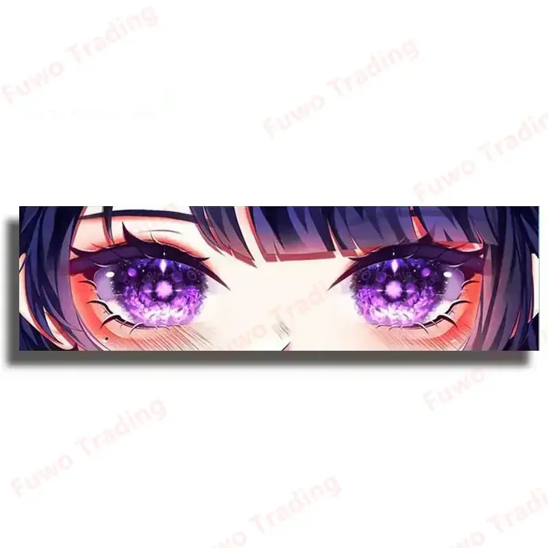 Super popular Hoshino Ai Cute Loli Kawaii Eyes Slap Car Sticker Windshield Laptop Personality RV JDM Anime Decal Campervan